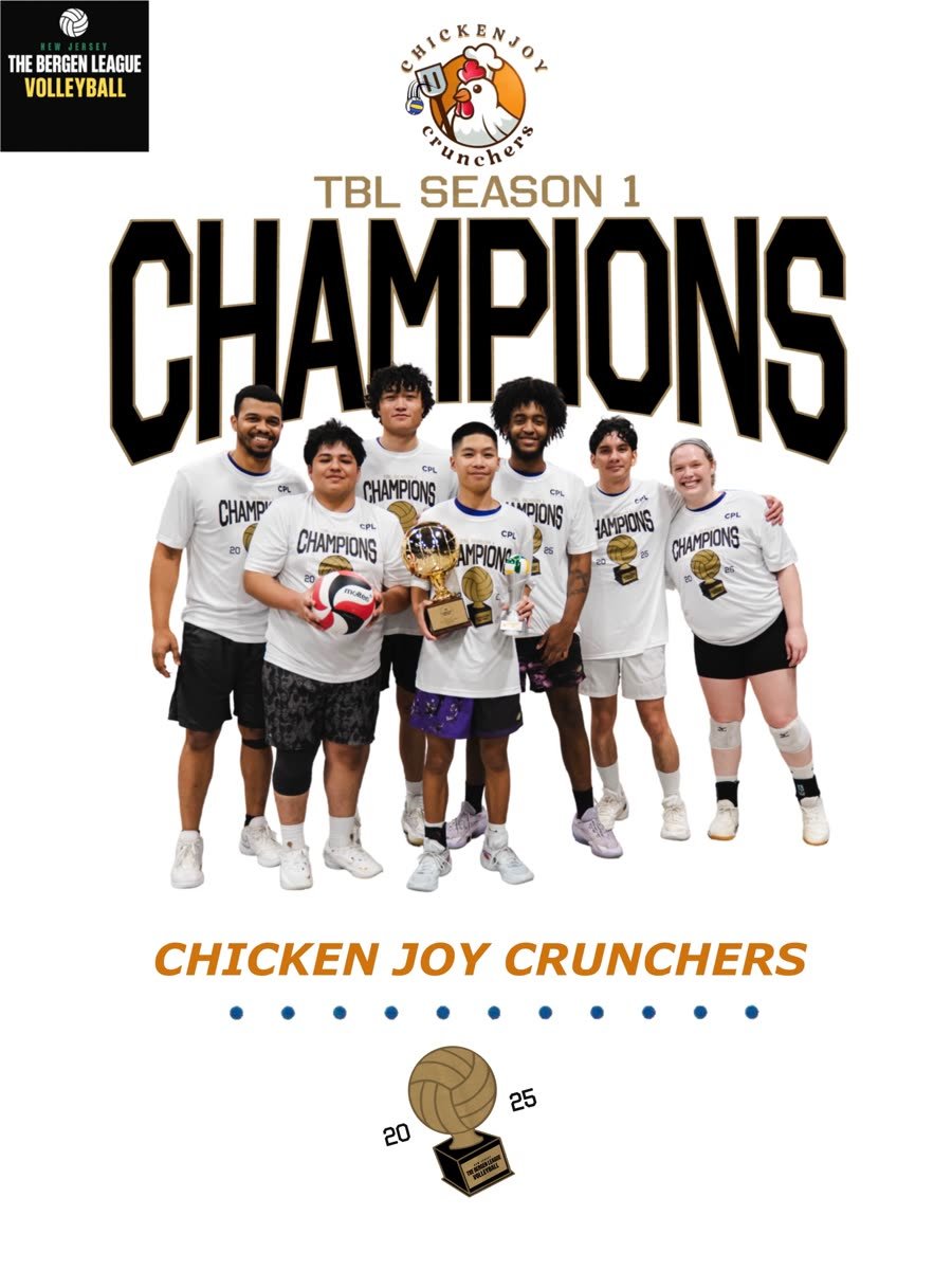 Volleyball SZN 1 champions — Chicken Joy Crunchers